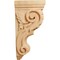 Ekena Millwork 5"W x 7"D x 14"H Large Traditional Acanthus Corbel, Red Oak CORW05X07X14TARO - alternate 4
